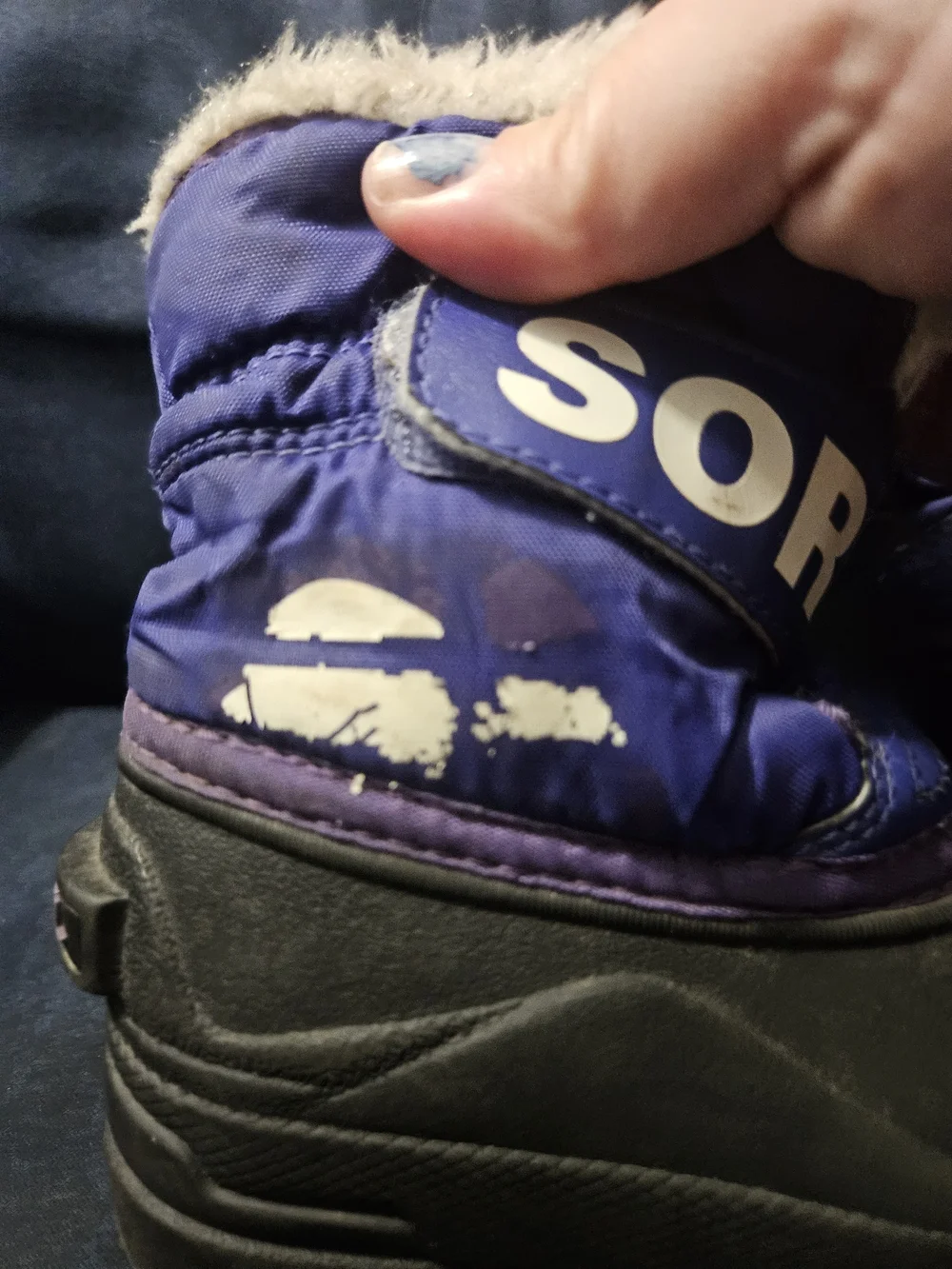 Sorel Kids Purple Winter Boots with Faux Fur